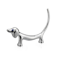 Whitehill Giftware - Silverplated Dachshund Dog Ring Holder