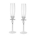 Whitehill Barware - Bow Flutes Pair