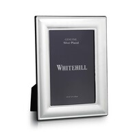 Whitehill Frames - Silver Plated Photo Frame - EP Wide Plain 4x6"