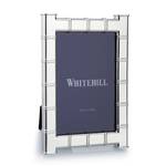 Whitehill Frames - Silver Plated Modern Bamboo Photo Frame 4x6"