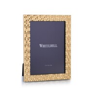 Whitehill Frames - Checkered Gold Finish Frame 5x7"
