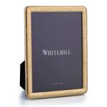 Whitehill Frames - Gold Finish Fabric Photo Frame 5x7"