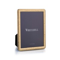 Whitehill Frames - Gold Finish Fabric Photo Frame 5x7"