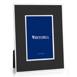 Whitehill Frames - Faux Silver Matte Black Finish Frame 4x6"