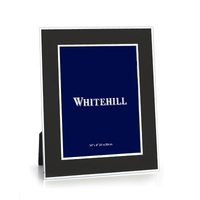 Whitehill Frames - Faux Silver Matte Black Finish Frame 8x10"
