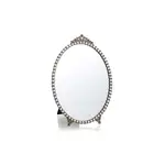Whitehill Silver - White Pearls Oval Table Top Mirror