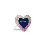 Whitehill Frames - Mini Heart Pink & Silver Glitter Frame