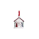Whitehill Silver Hanging Ornament - Nativity