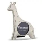 Whitehill Baby - Silver Plated Giraffe Frame 5cm x 5cm