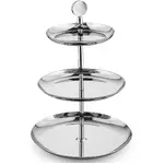 Whitehill Serveware - Stainless Steel 3 Tier Cake Stand