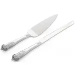 Whitehill Serveware - Cake Knife & Server with Crystals (Set of 2)