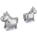Whitehill Baby - Faux Silver Unicorn Money Box
