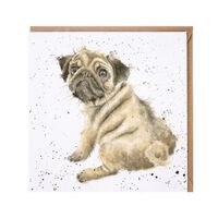 Wrendale Designs Greeting Card - Pug Love