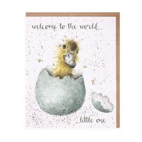 Wrendale Designs Greeting Card - Welcome To The World... Little One