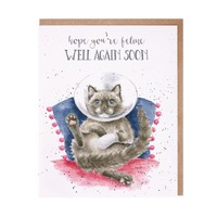 Wrendale Designs Greeting Card - Feline Well Soon