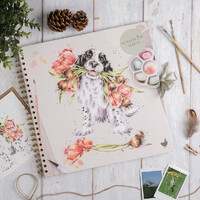 Wrendale Designs Scrapbook Album - Blooming With Love (Dog)