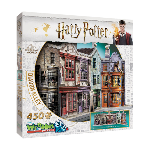 Wrebbit Harry Potter 3d Puzzle Hogwarts Diagon Alley