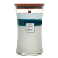Woodwick Large Trilogy Candle - Icy Woodland