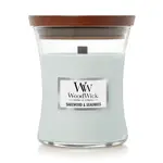 Woodwick Medium Candle - Sagewood & Seagrass