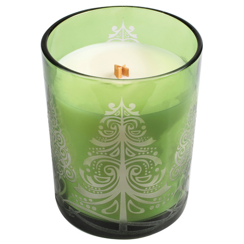 WoodWick Christmas Etched Tumbler Candle - Frasier Fir