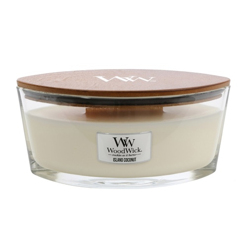 WoodWick HearthWick Candle - Island Coconut