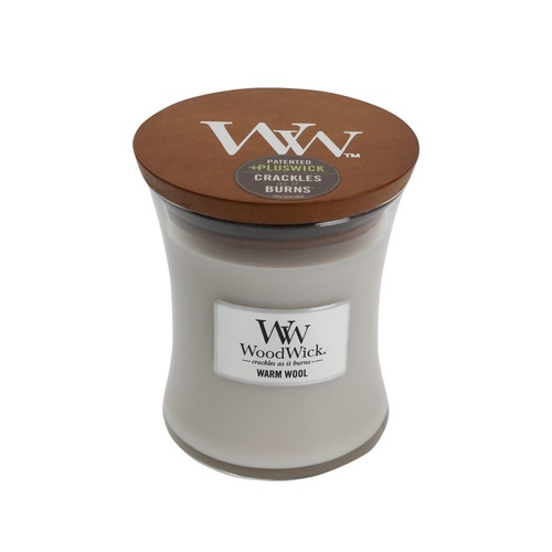 Warm Wool Woodwick Medium Candle