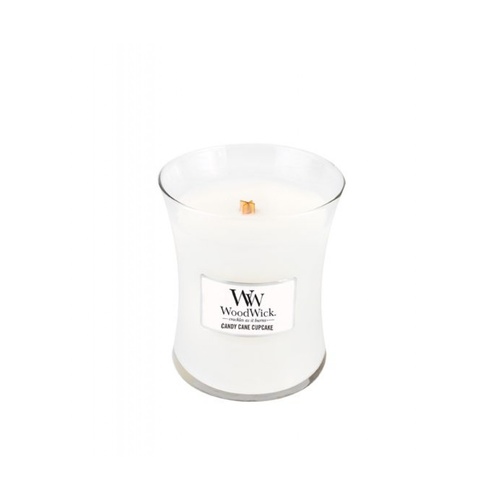 WoodWick Christmas Collection Medium Candle - Candy Cane Cupcake