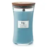 WoodWick Large Candle - Sea Salt & Cotton