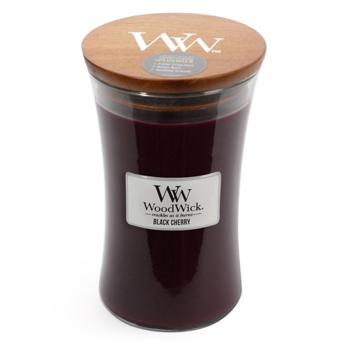 WoodWick Large Candle - Black Cherry