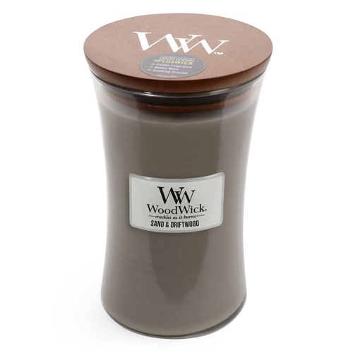 WoodWick Large Candle - Sand & Driftwood