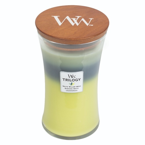 Woodwick Large Trilogy Candle - Woodland Shade