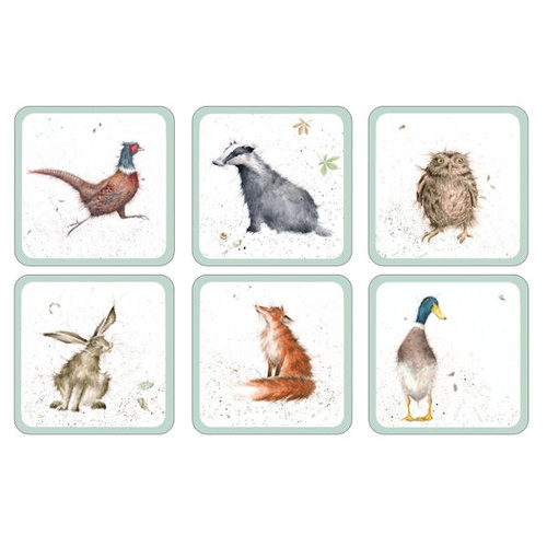 Wrendale Designs by Pimpernel Coasters - Set Of 6