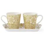 Spode Morris & Co - Fruits & Marigold Mugs & Trays - 180ml (Set of 2)