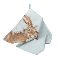 Wrendale Designs by Pimpernel Tea Towel - Green Hare