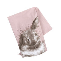 Wrendale Designs by Pimpernel Tea Towel - Pink Rabbit
