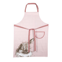 Wrendale Designs by Pimpernel Cotton Apron - Pink Rabbit