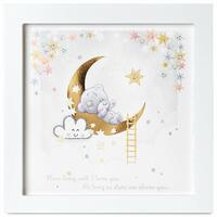 Tiny Tatty Teddy Me To You Baby - Framed Moon & Stars Nursery Print