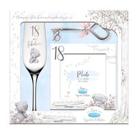 Tatty Teddy Me To You Signature Collection - 18th Birthday Flute, Frame And Keepsake Key Gift Set