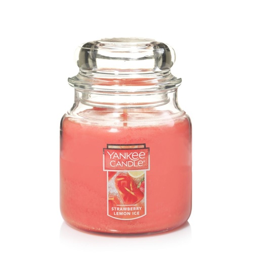 Yankee Candle Medium Jar - Strawberry Lemon Ice