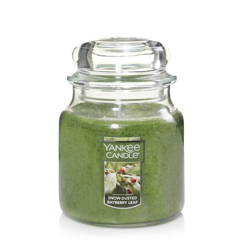 Yankee Candle Christmas Limited Edition Medium Jar - Snow Dusted Bayberry Leaf