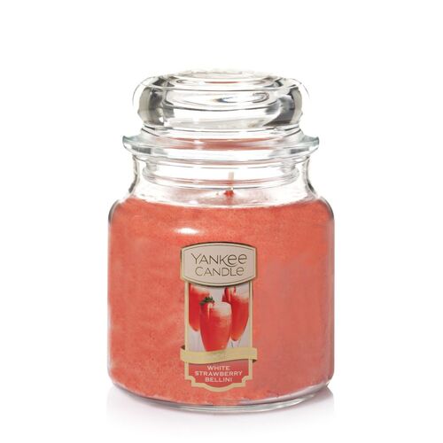 Yankee Candle Medium Jar - White Strawberry Bellini