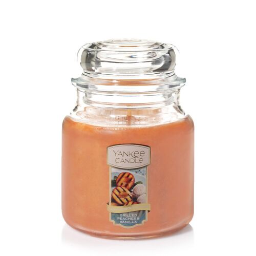 Yankee Candle Medium Jar - Grilled Peaches & Vanilla