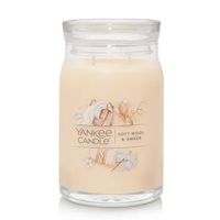 Yankee Candle Signature Large Jar - Soft Wool & Amber
