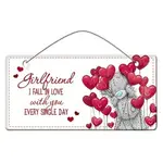 Tatty Teddy Me To You Valentines Plaque - Girlfriend