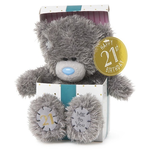 Tatty Teddy Me to You Bear - Happy 21st Birthday Bear in box