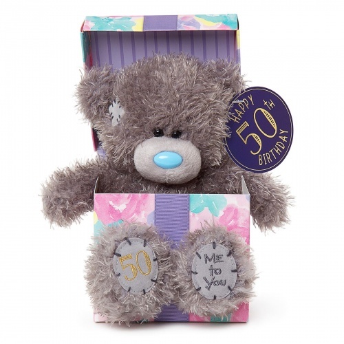Tatty Teddy Me to You Bear - Happy 50th Birthday Bear In Box