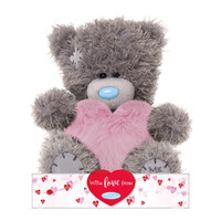Tatty Teddy Me To You Bear - Valentine's Day Pink Fur Heart