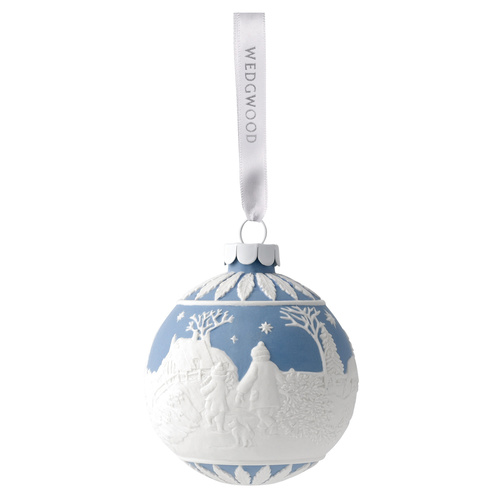 Wedgwood Christmas Taking Home the Tree Ornament