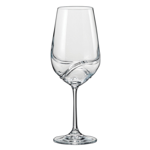Bohemia Crystal Turbulence Wine Glass 350ml Set of 2