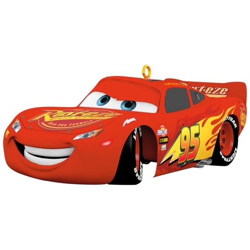 2017 Hallmark Keepsake Ornament - Disney/Pixar Cars 3 Lightning McQueen With Sound